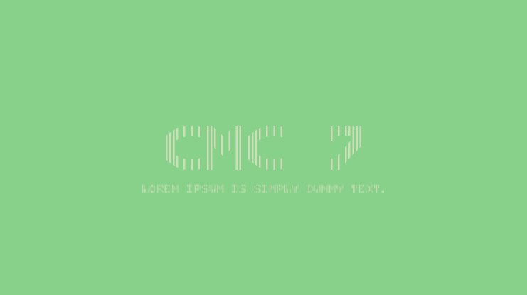 Шрифт Linotype CMC-7