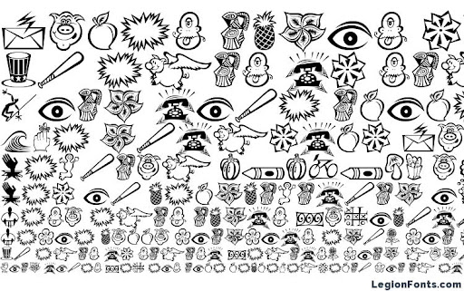 Шрифт Daves Raves