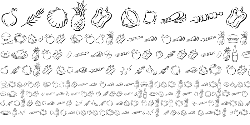 Шрифт Delectables