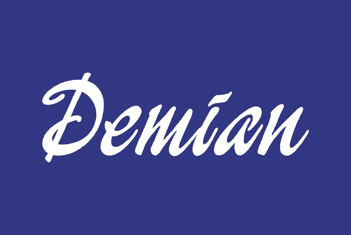 Шрифт Demian