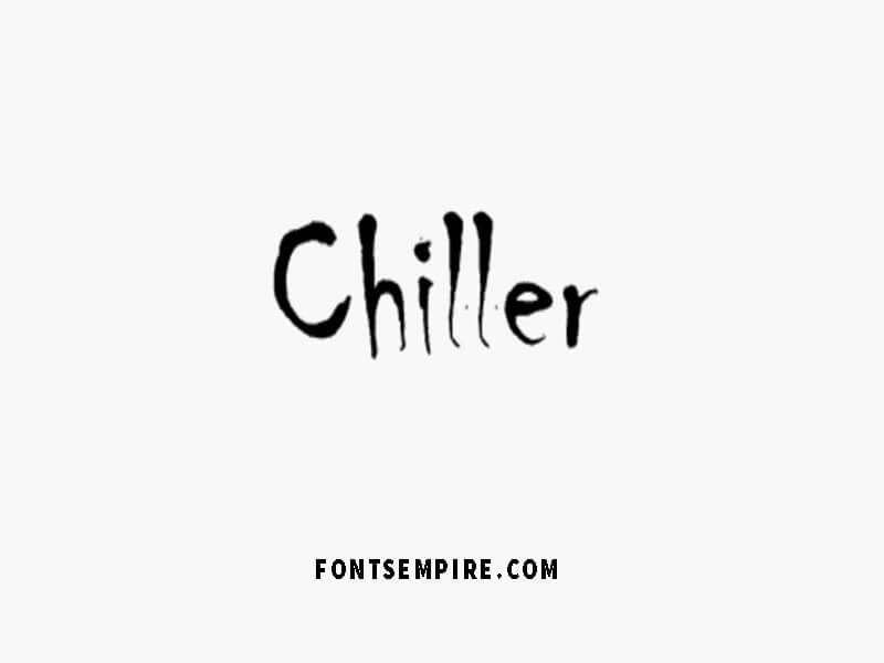 Шрифт Chiller