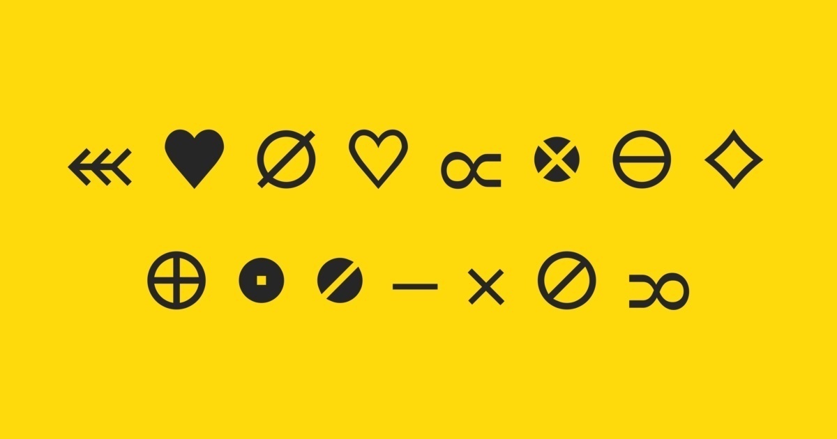 Шрифт Linotype Heureka Glyphs