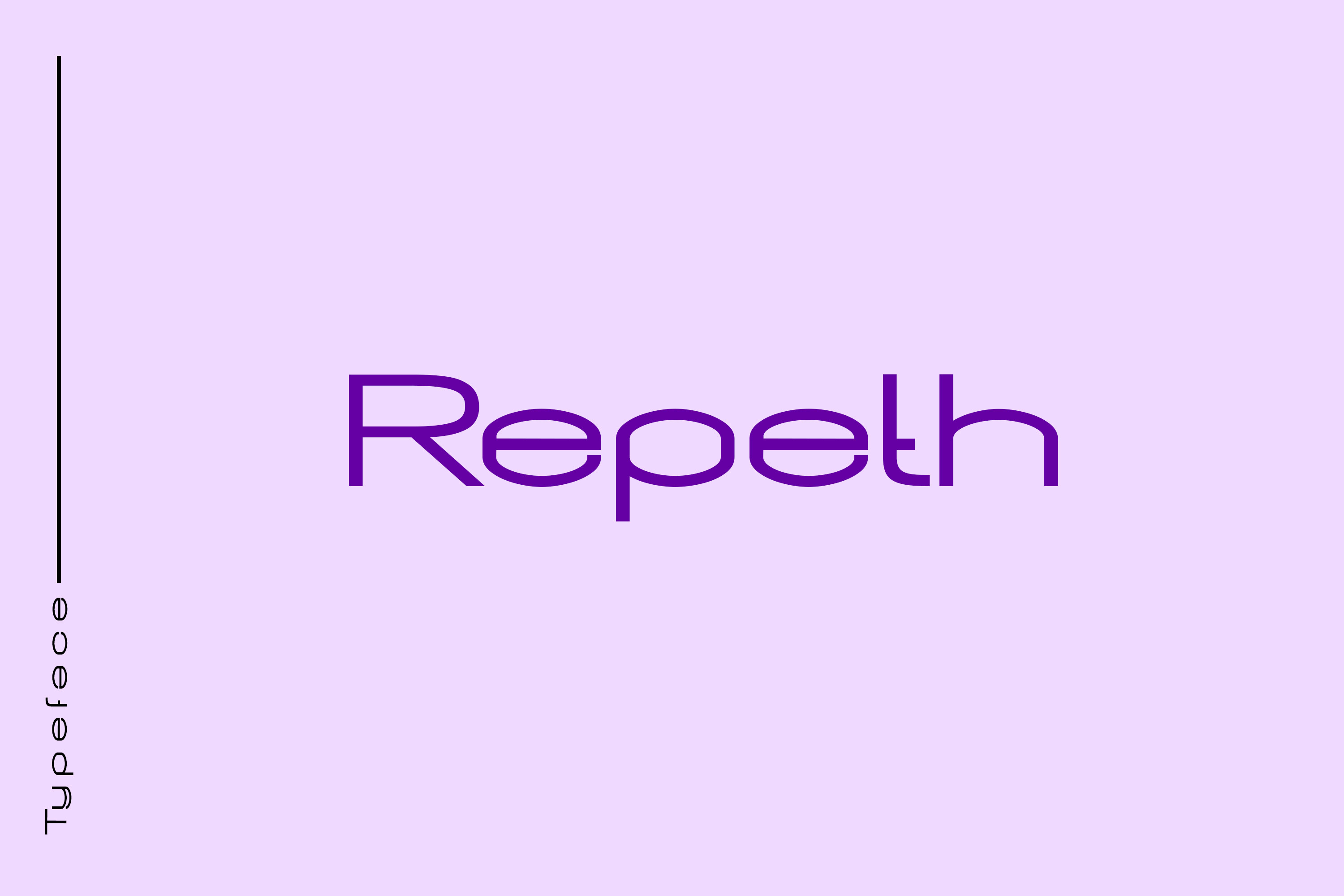 Шрифт Repeth