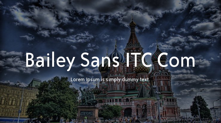 Шрифт Bailey Sans ITC