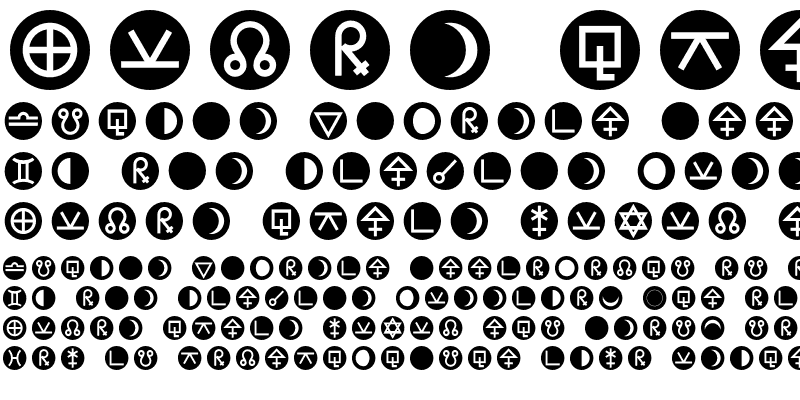 Шрифт Astrotype N