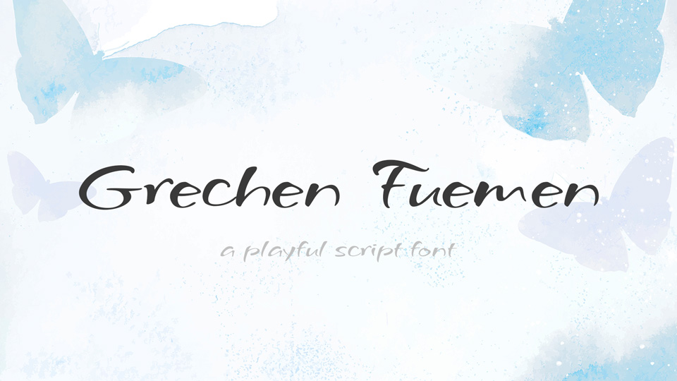 Шрифт Grechen Fuemen