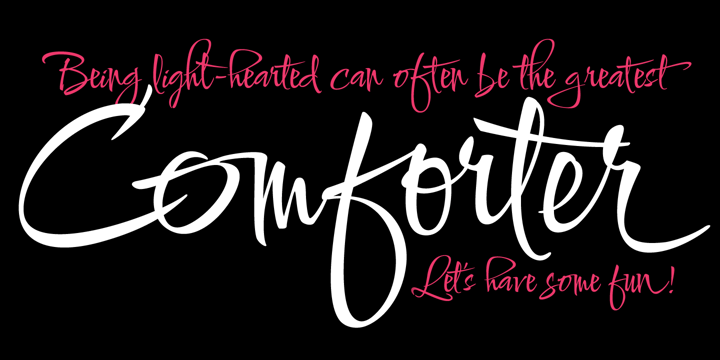 Шрифт Comforter