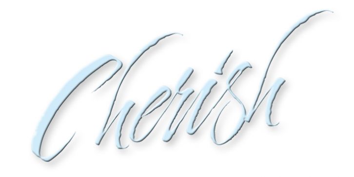 Шрифт Cherish