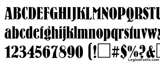 Шрифт Bernhardt