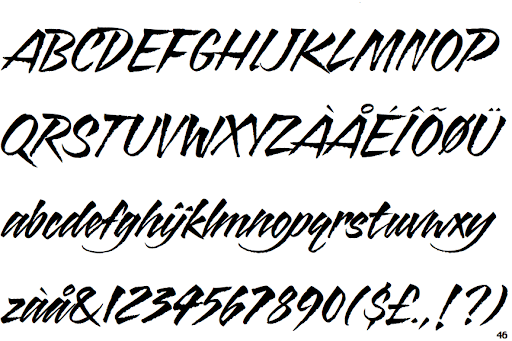 Шрифт Blaze ITC