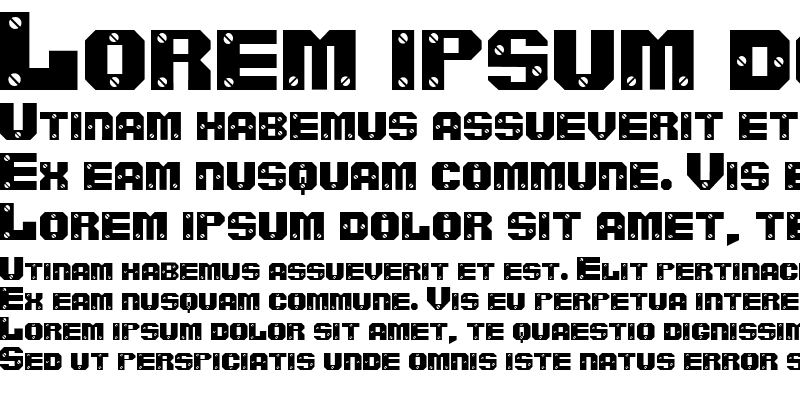 Шрифт Screwed AOE