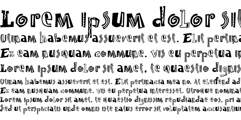 Шрифт Jambalaya Too ITC