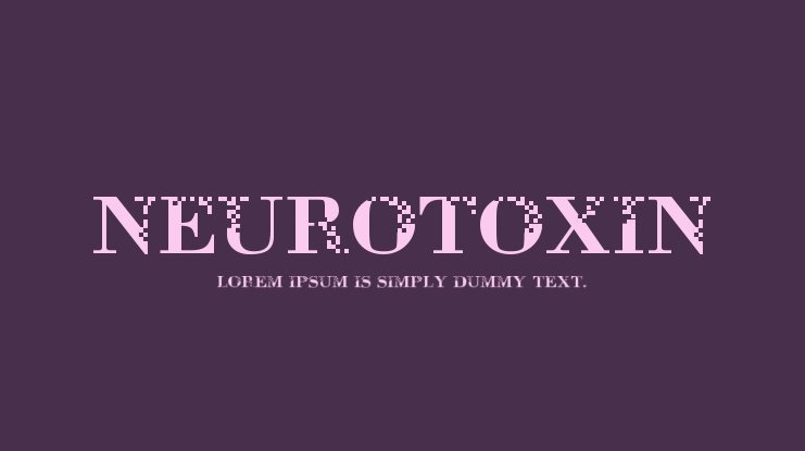 Шрифт Neurotoxin