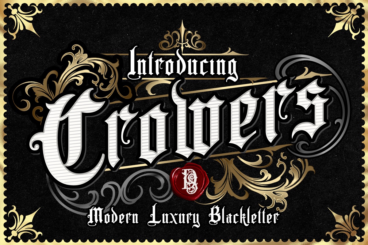 Шрифт Crowers