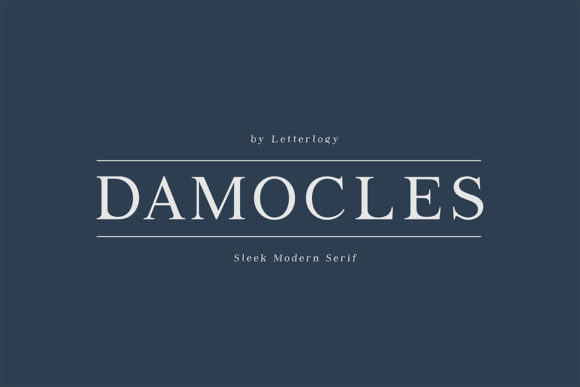 Шрифт Damocles