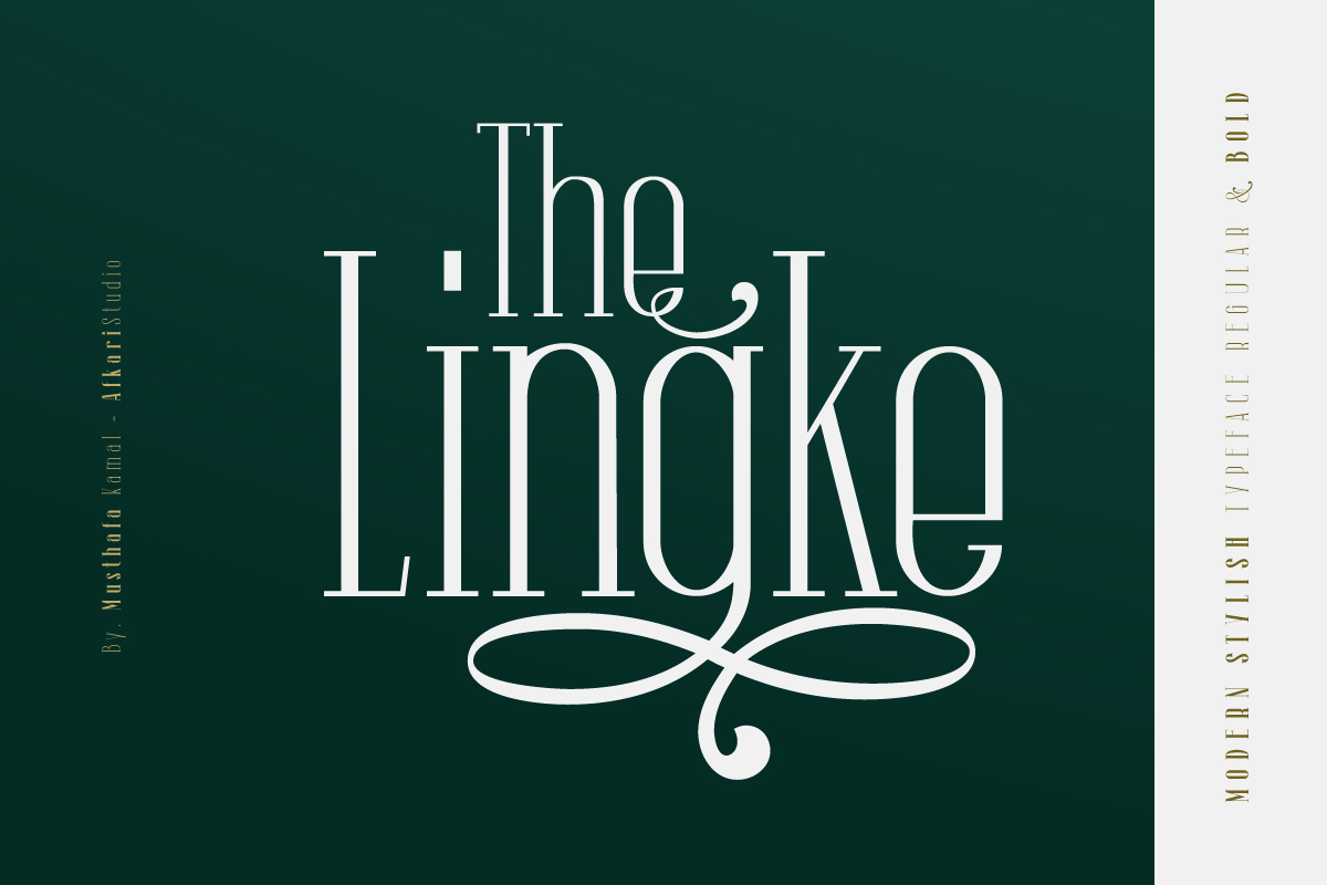 Шрифт The Lingke