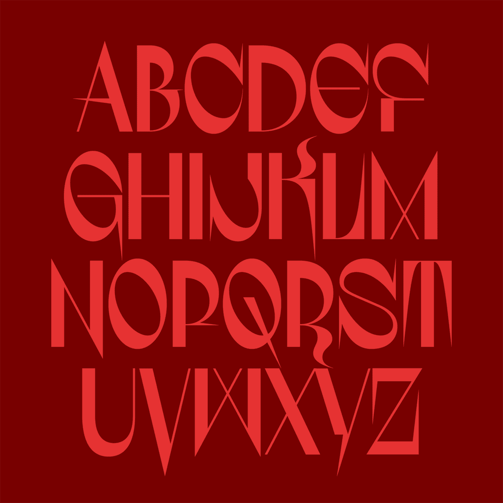 Шрифт Villanelle