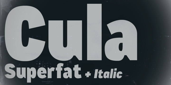 Шрифт CA Cula Superfat