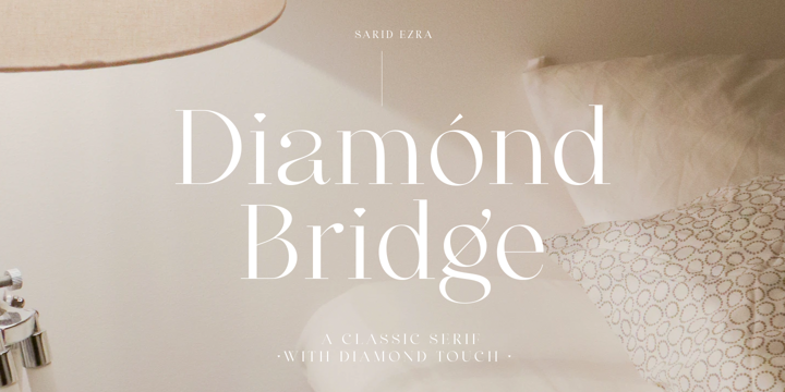 Шрифт Diamond Bridge