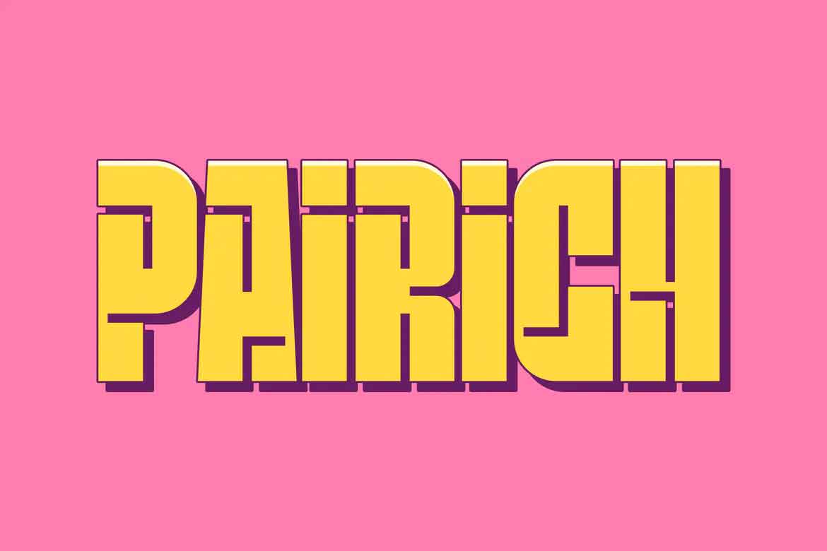 Шрифт Pairich