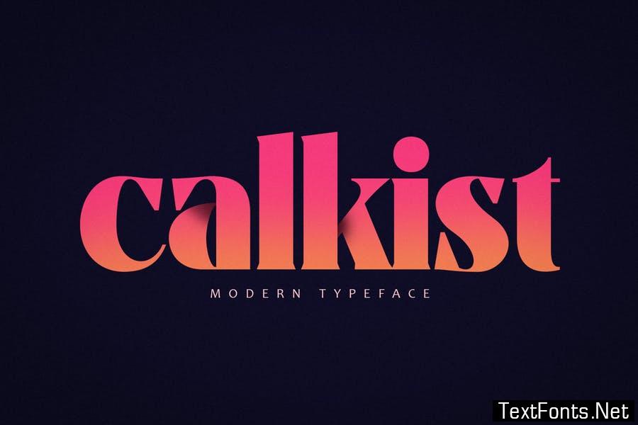 Шрифт Calkist