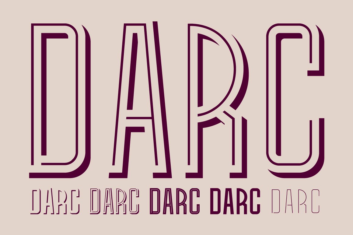Шрифт Darc