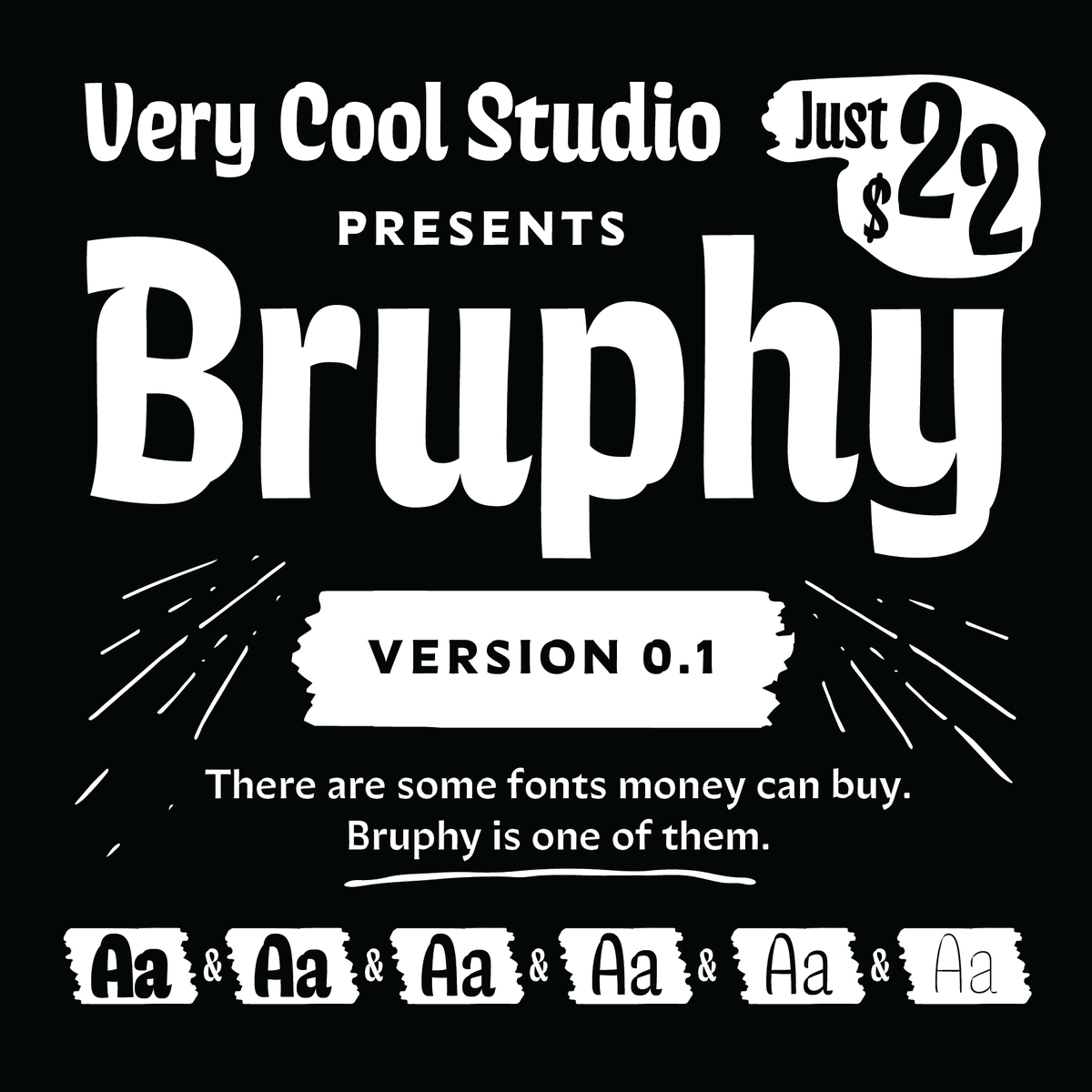 Шрифт Bruphy