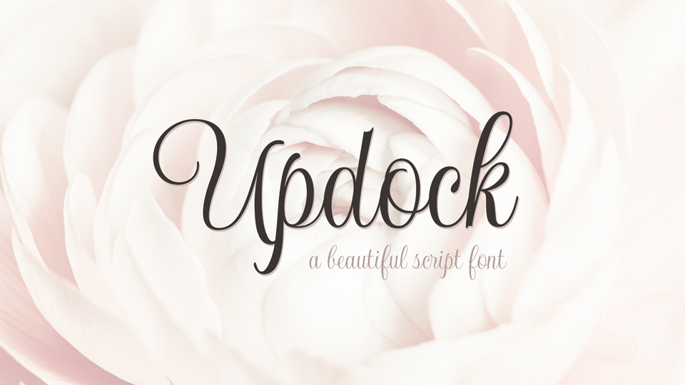 Шрифт Updock