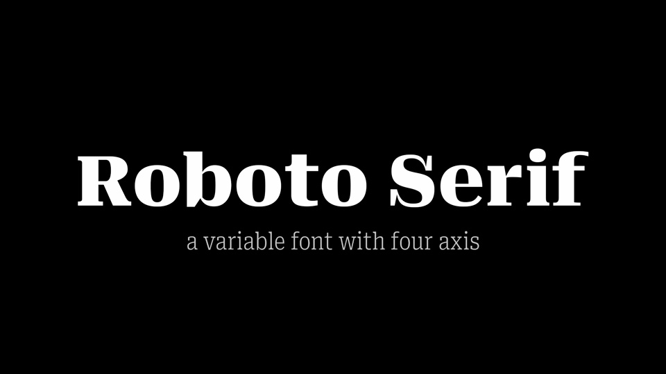 Roboto Serif