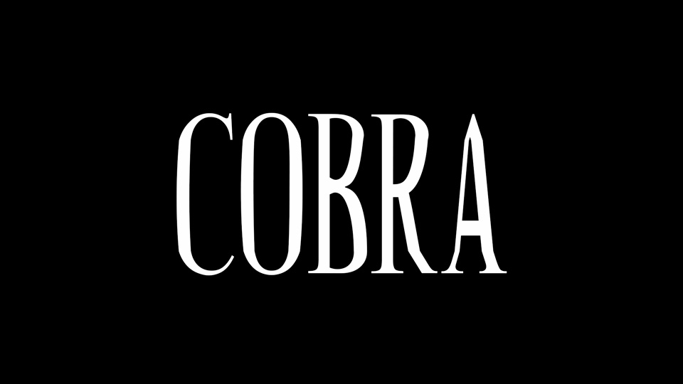 Шрифт Cobra