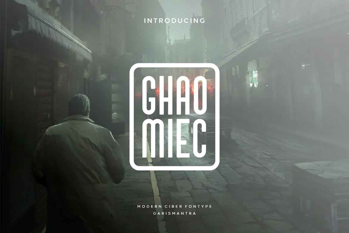 Шрифт Ghaomiec