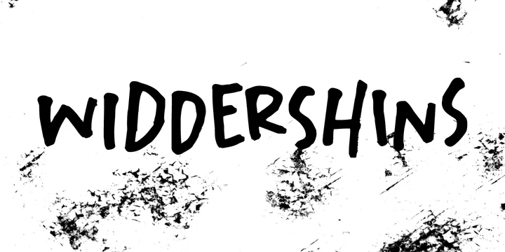 Шрифт Widdershins