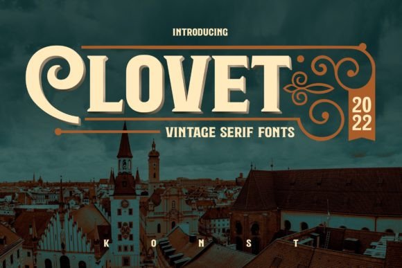 Шрифт Clovet
