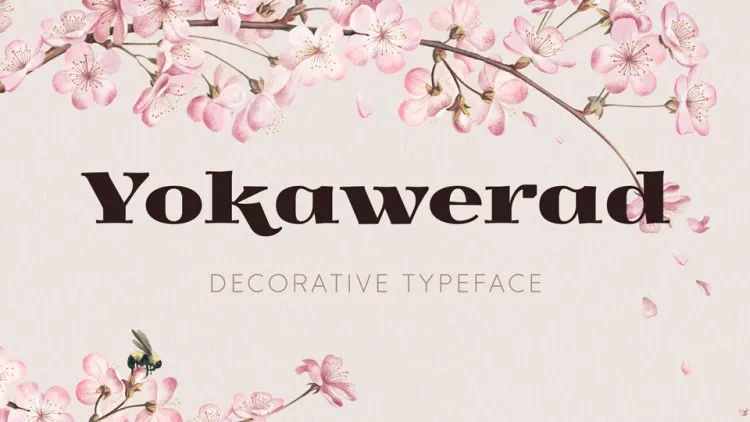 Шрифт Yokawerad