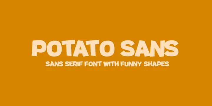 Шрифт Potato Sans