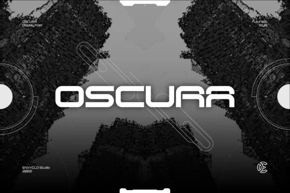 Шрифт Oscura