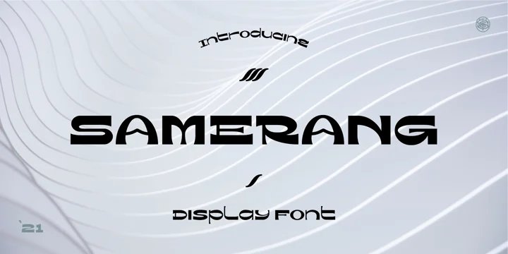 Шрифт Samerang Display