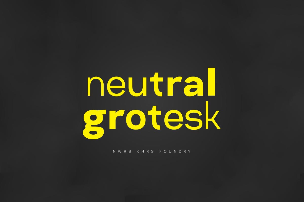 Шрифт Neutral Grotesk