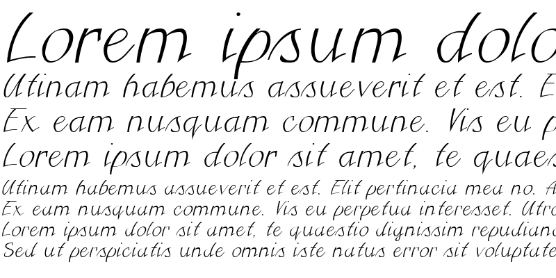 Шрифт Free Hand Cyr