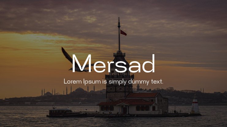 Шрифт Mersad