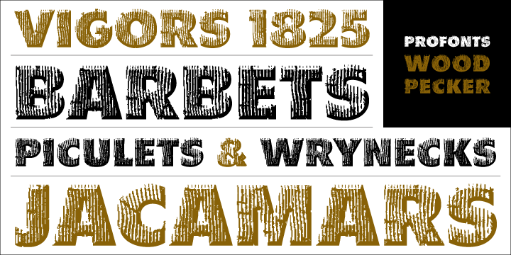 Шрифт Carpenter