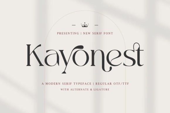 Шрифт Kayonest