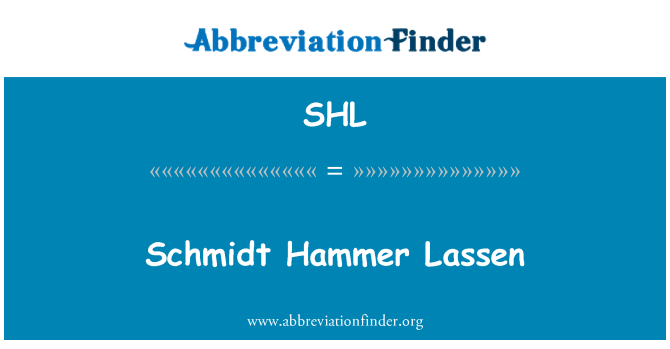 Шрифт Schmidt Hammer Lassen
