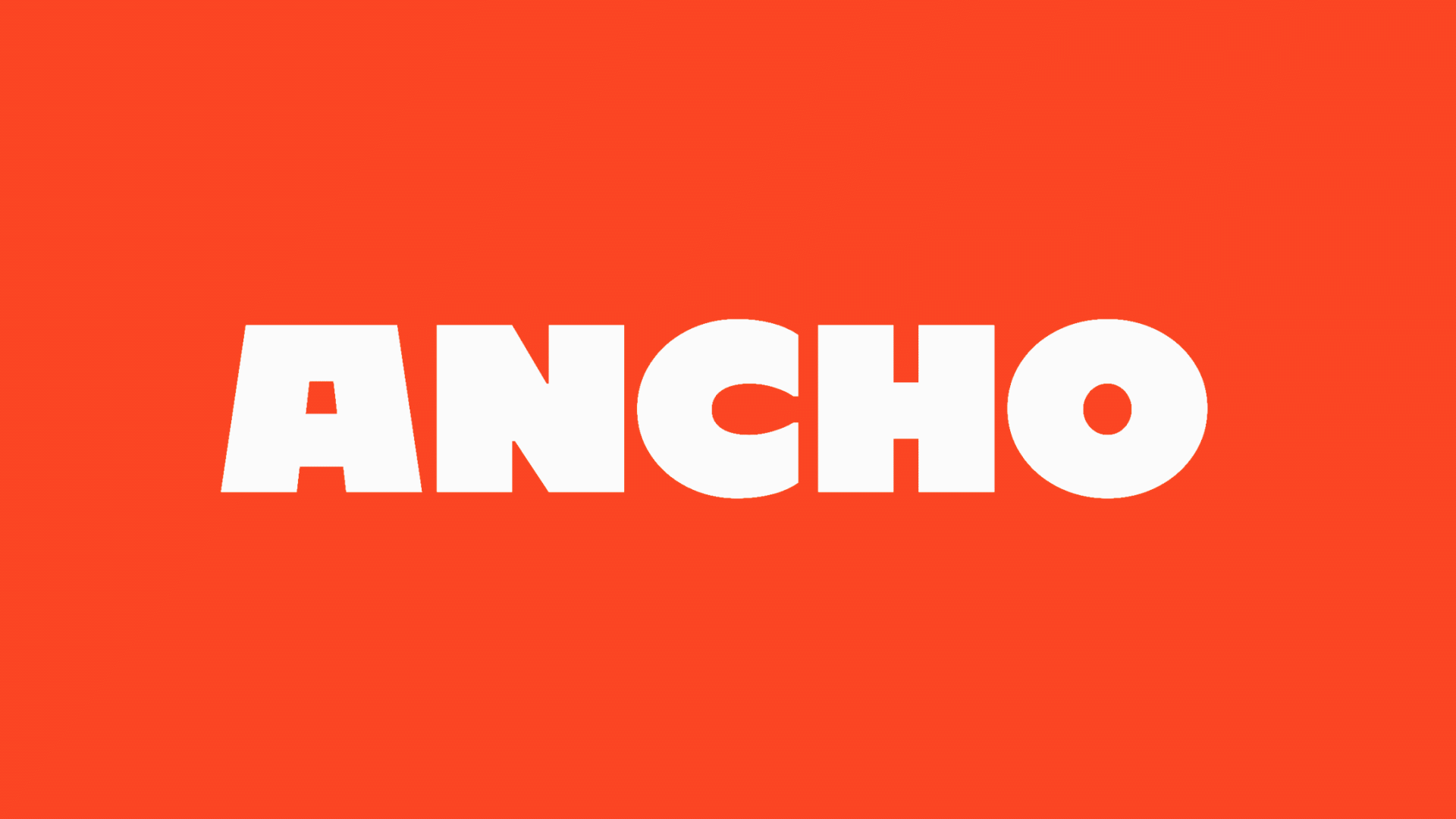 Шрифт Ancho