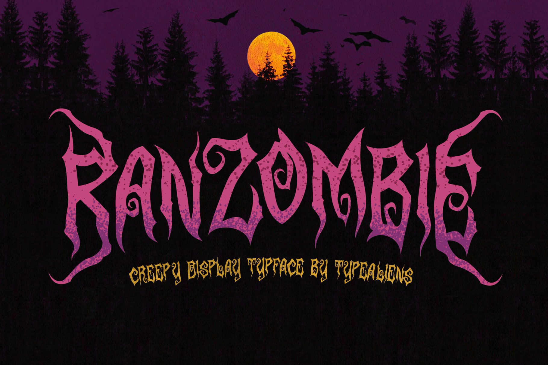 Шрифт Ranzombie