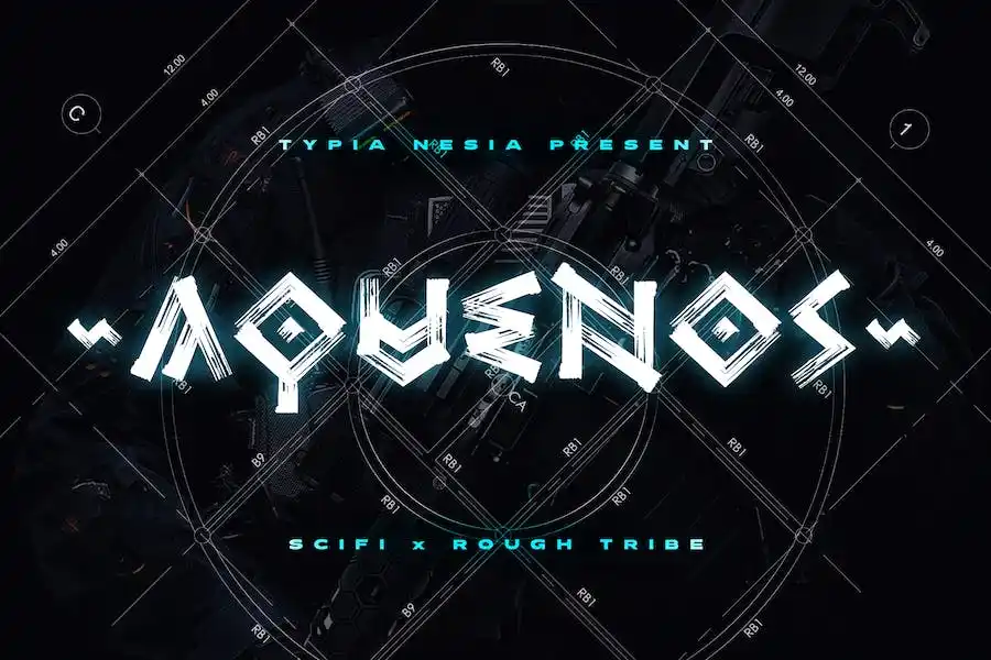 Шрифт Aquenos