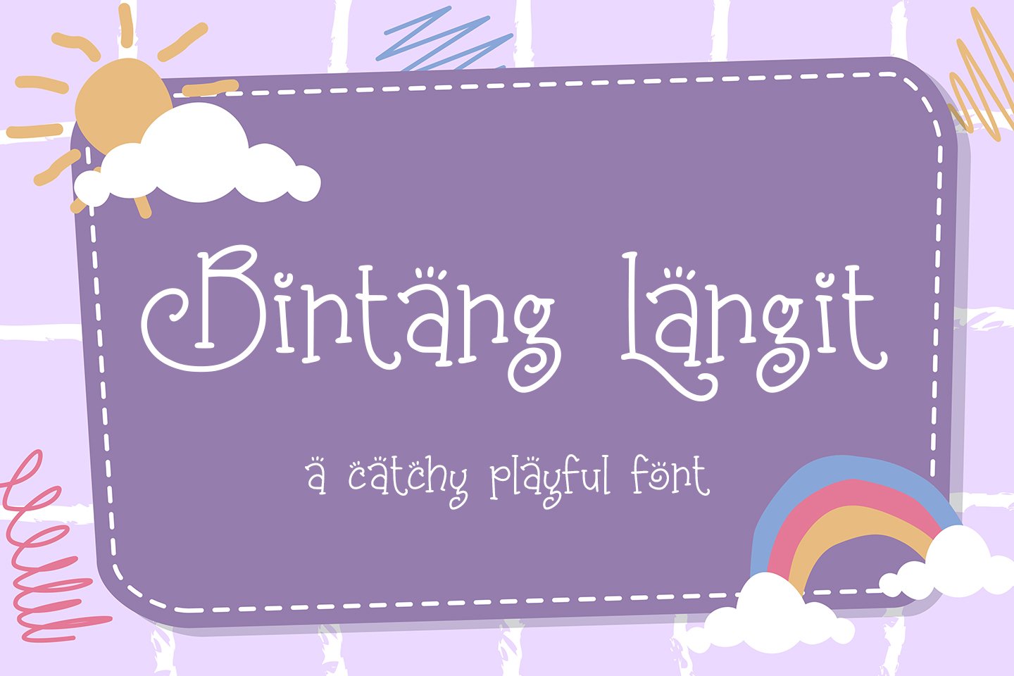 Шрифт Bintang Langit