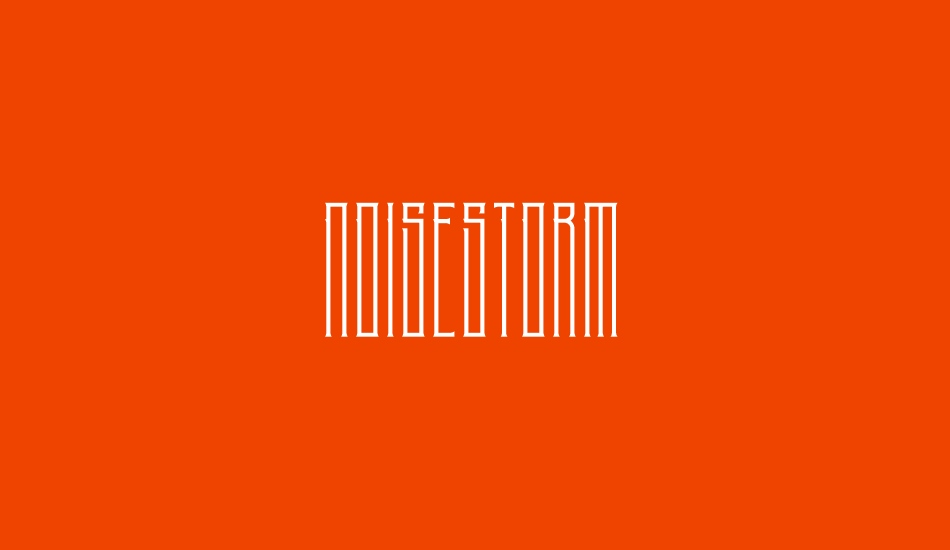Шрифт NoiseStorm