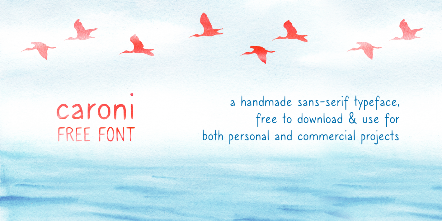 Шрифт Caroni