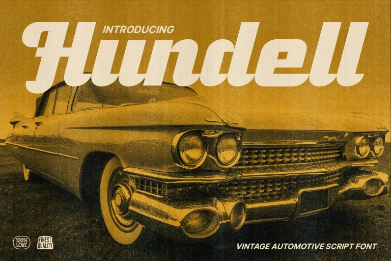 Шрифт Hundell
